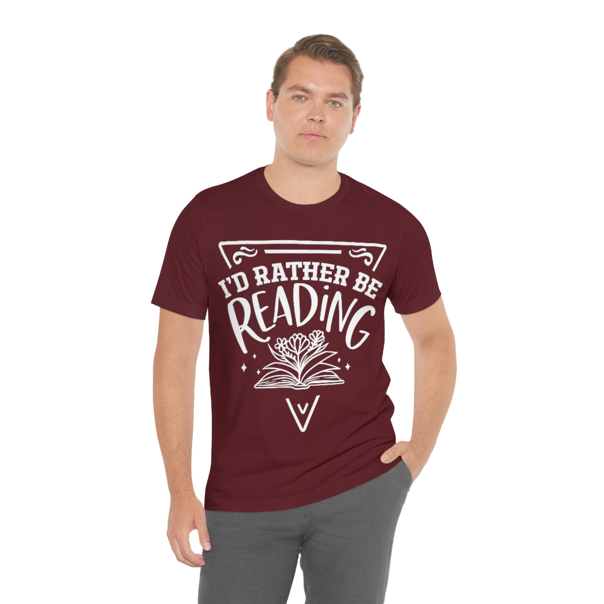 I'd rather be reading | Unisex  Short Sleeve Tee