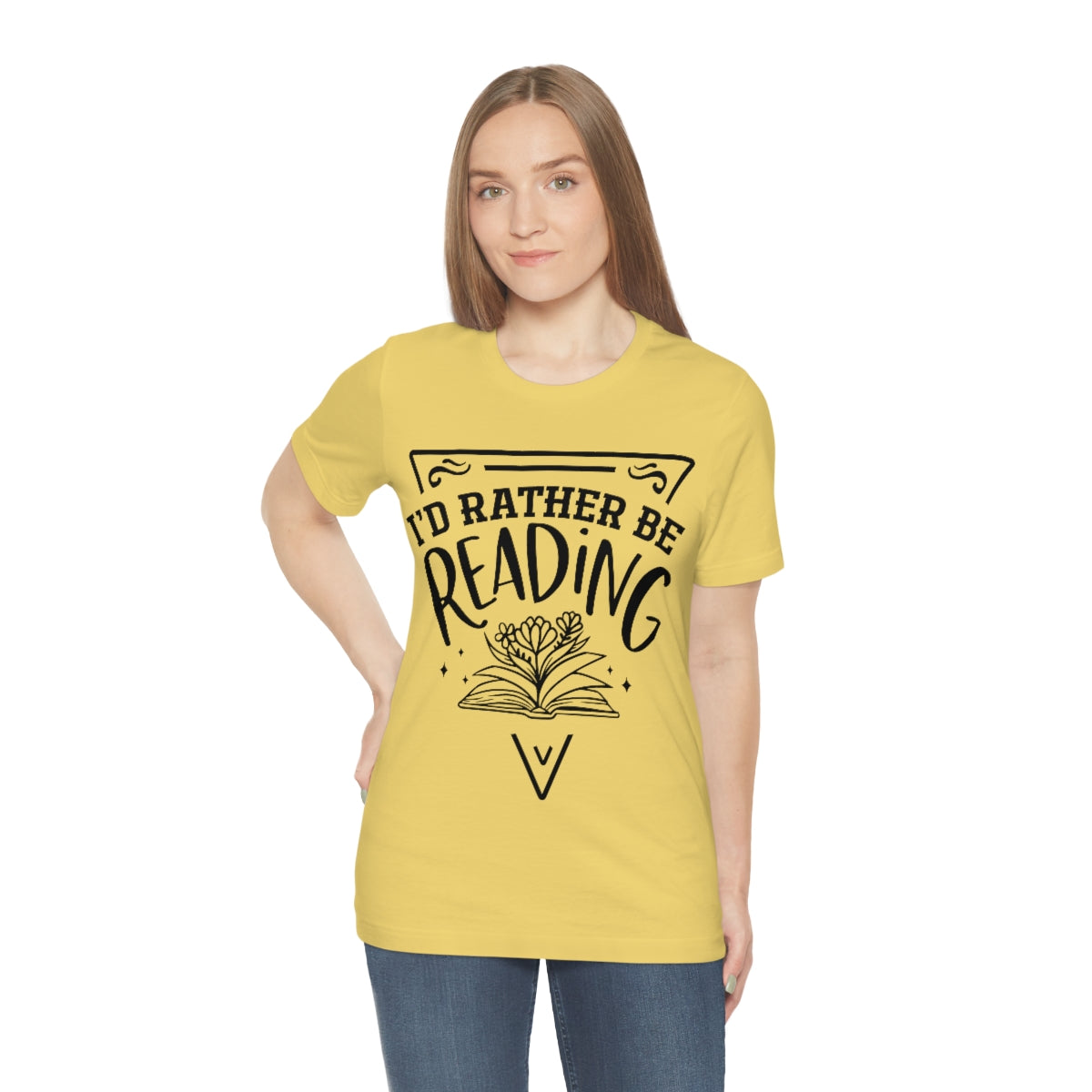 I'd rather be reading | Unisex  Short Sleeve Tee