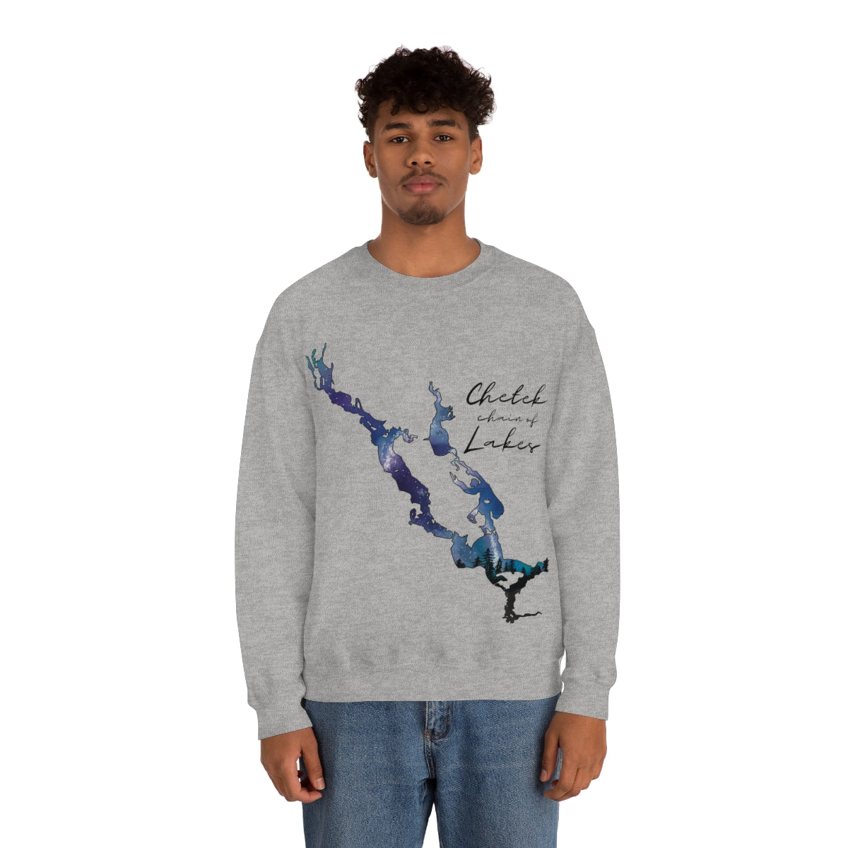 Chetek chain of Lakes | Northern Lights | Crewneck Sweatshirt