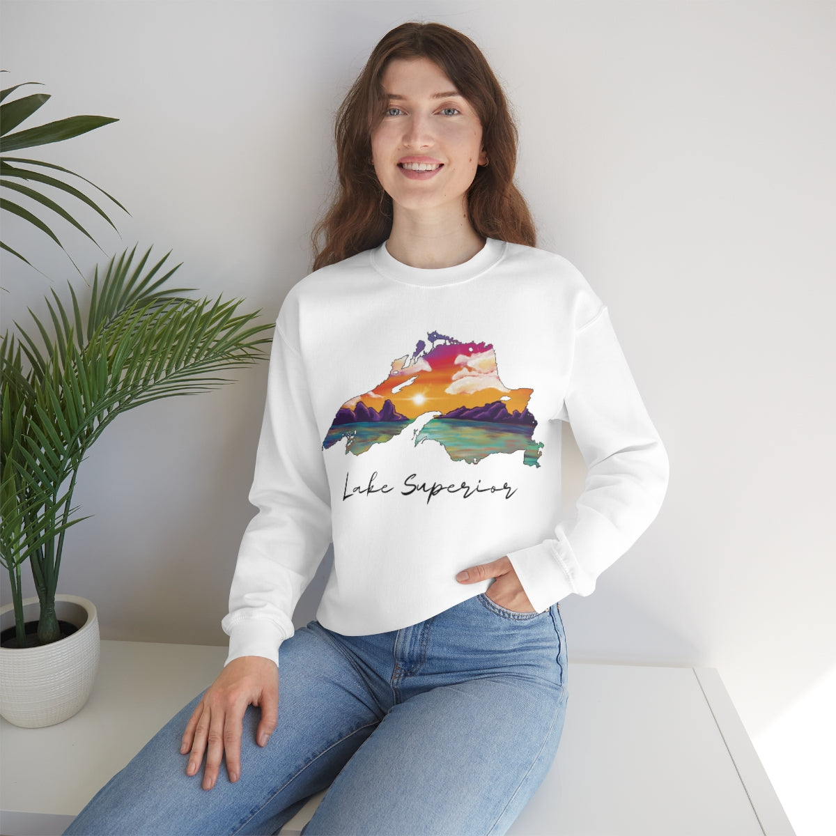 Lake Superior | Sunset | Crewneck Sweatshirt