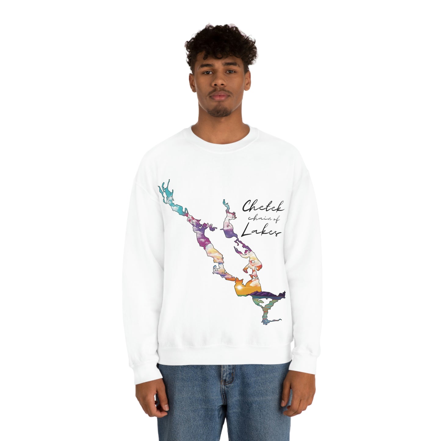 Chetek chain of Lakes | Sunset | Crewneck Sweatshirt