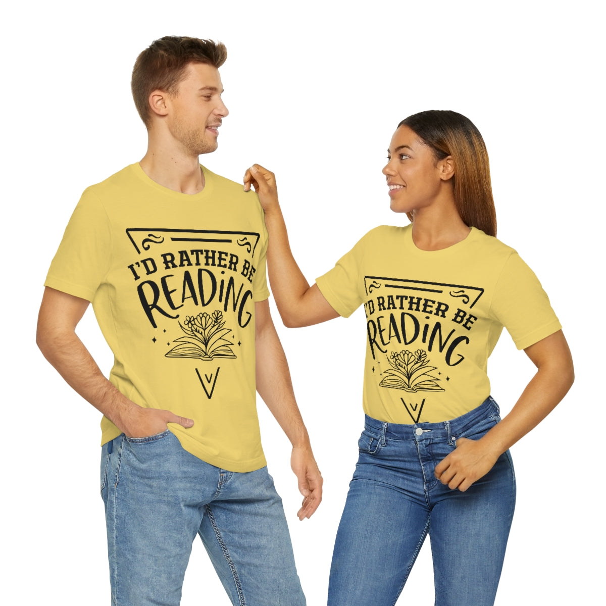 I'd rather be reading | Unisex  Short Sleeve Tee