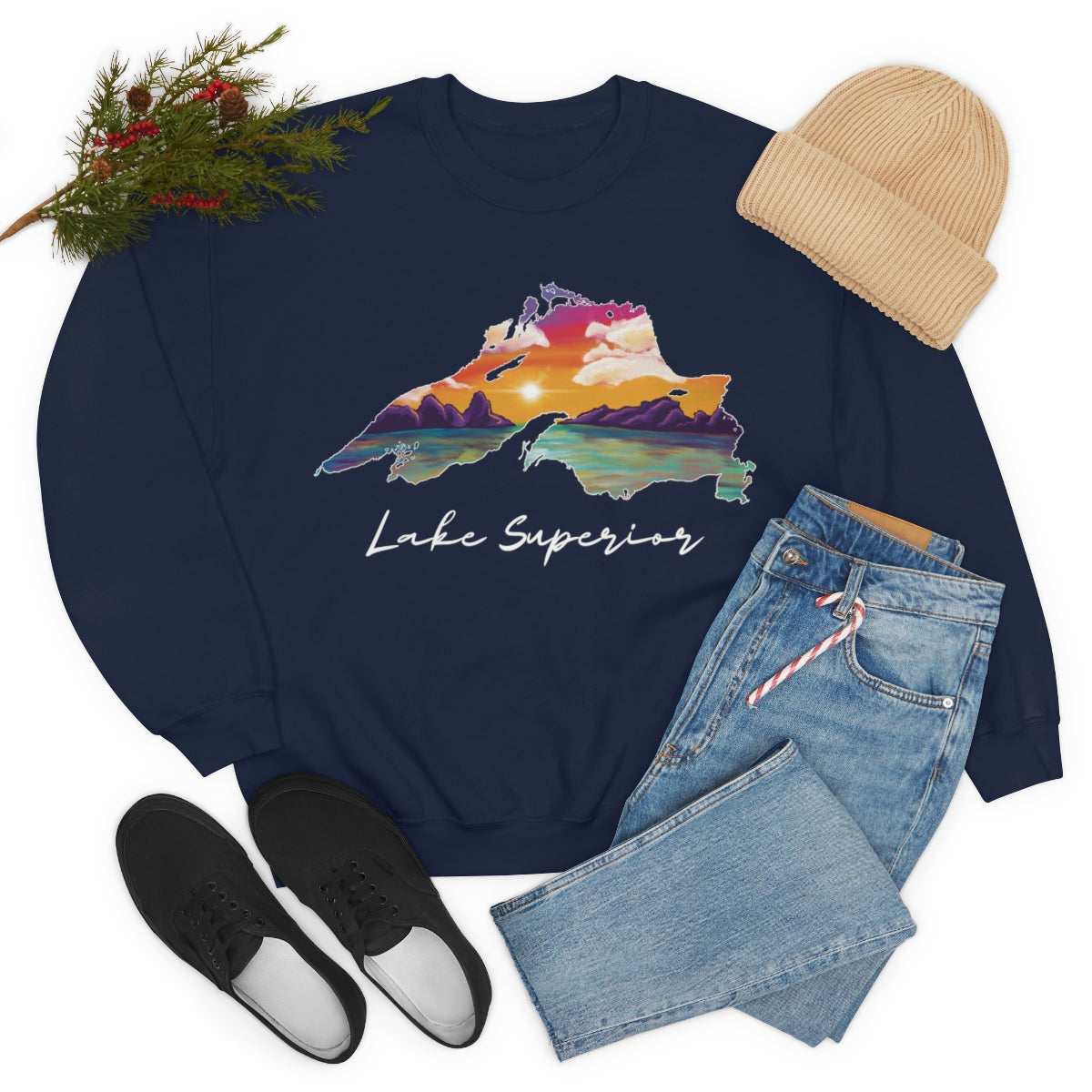 Lake Superior | Sunset | Crewneck Sweatshirt