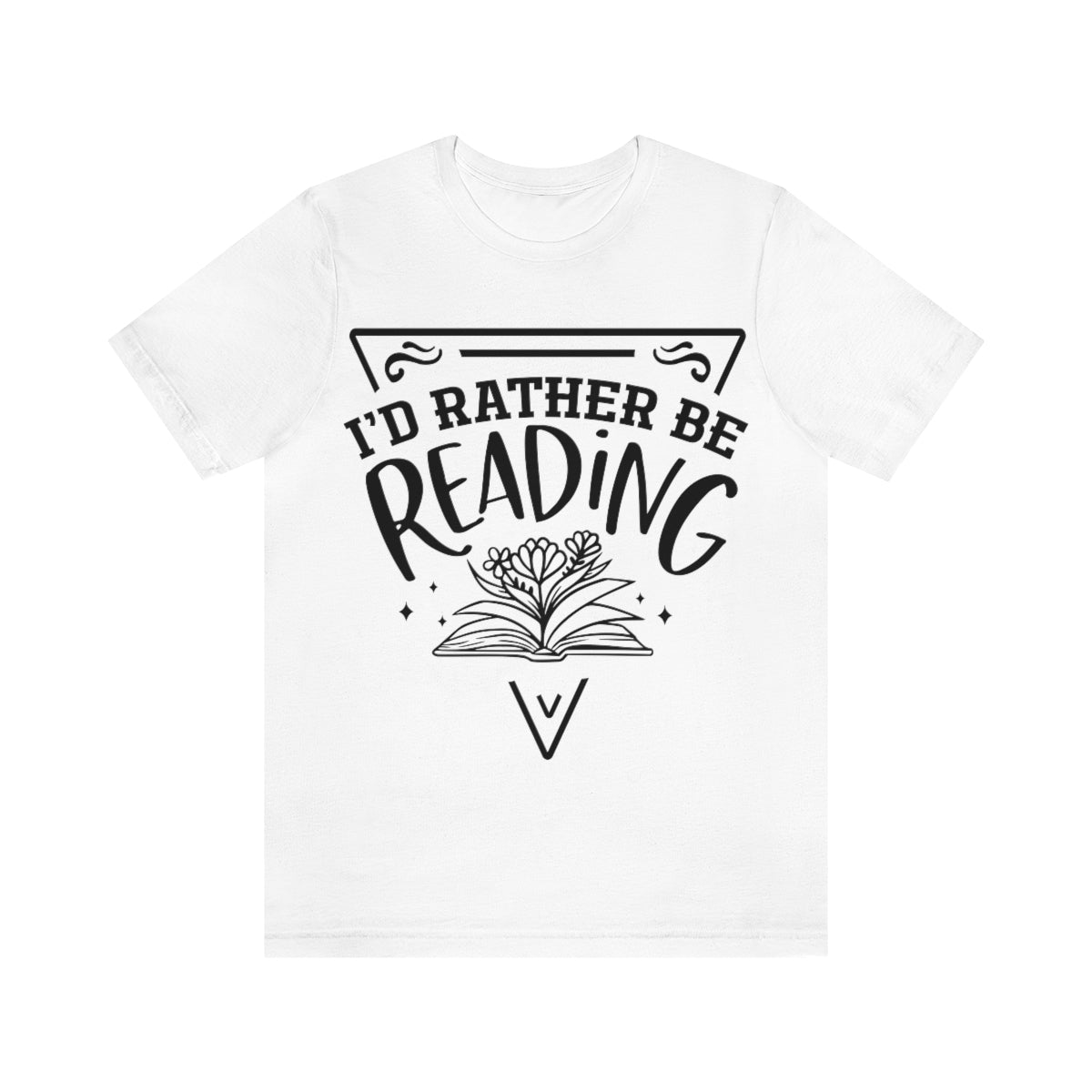 I'd rather be reading | Unisex  Short Sleeve Tee