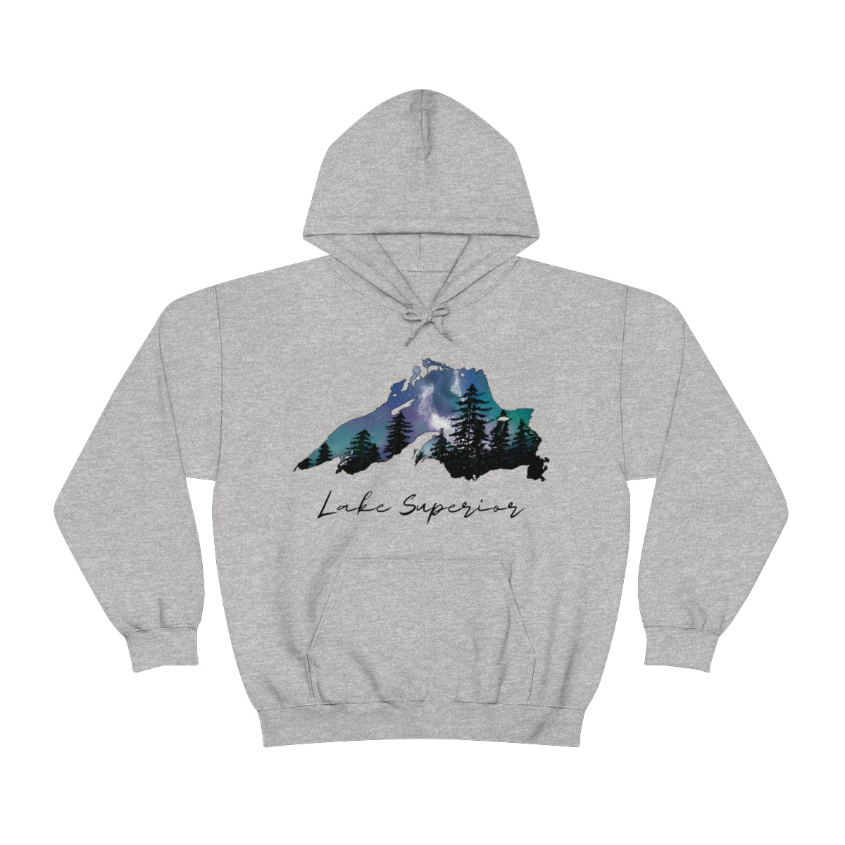 Lake Superior | Northern Lights |  Hooded Sweatshirt