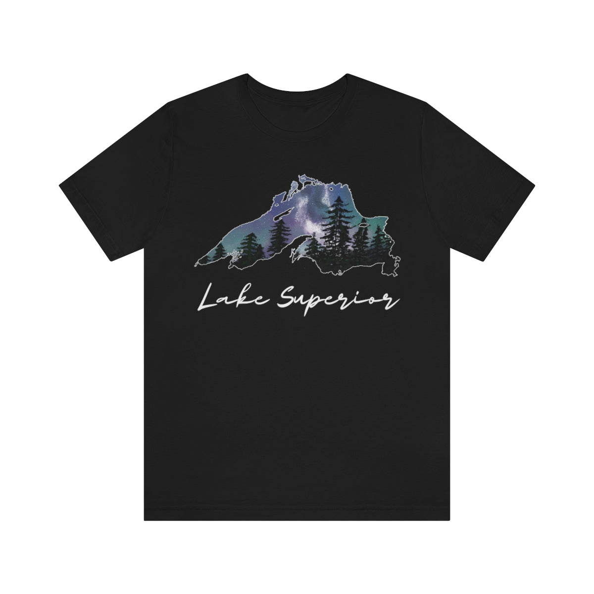 Lake Superior | Northern Lights | Crew Neck T Shirt