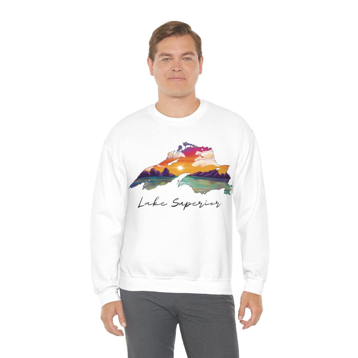 Lake Superior | Sunset | Crewneck Sweatshirt