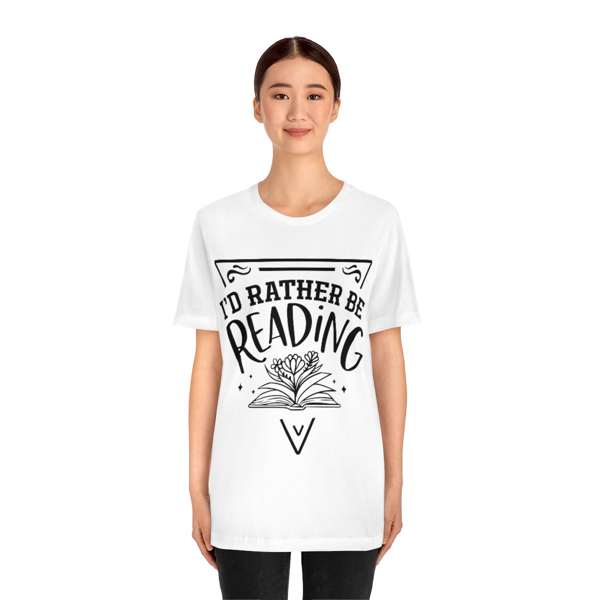 I'd rather be reading | Unisex  Short Sleeve Tee