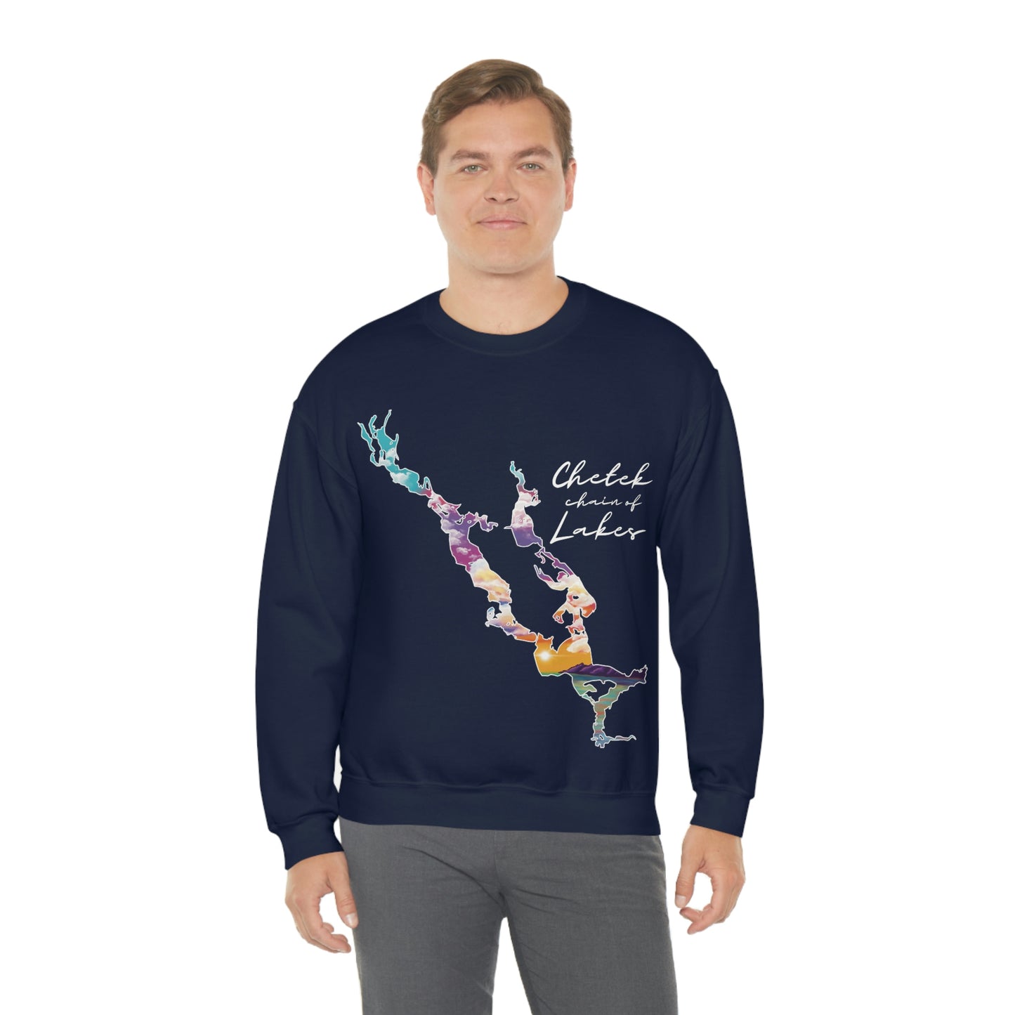 Chetek chain of Lakes | Sunset | Crewneck Sweatshirt