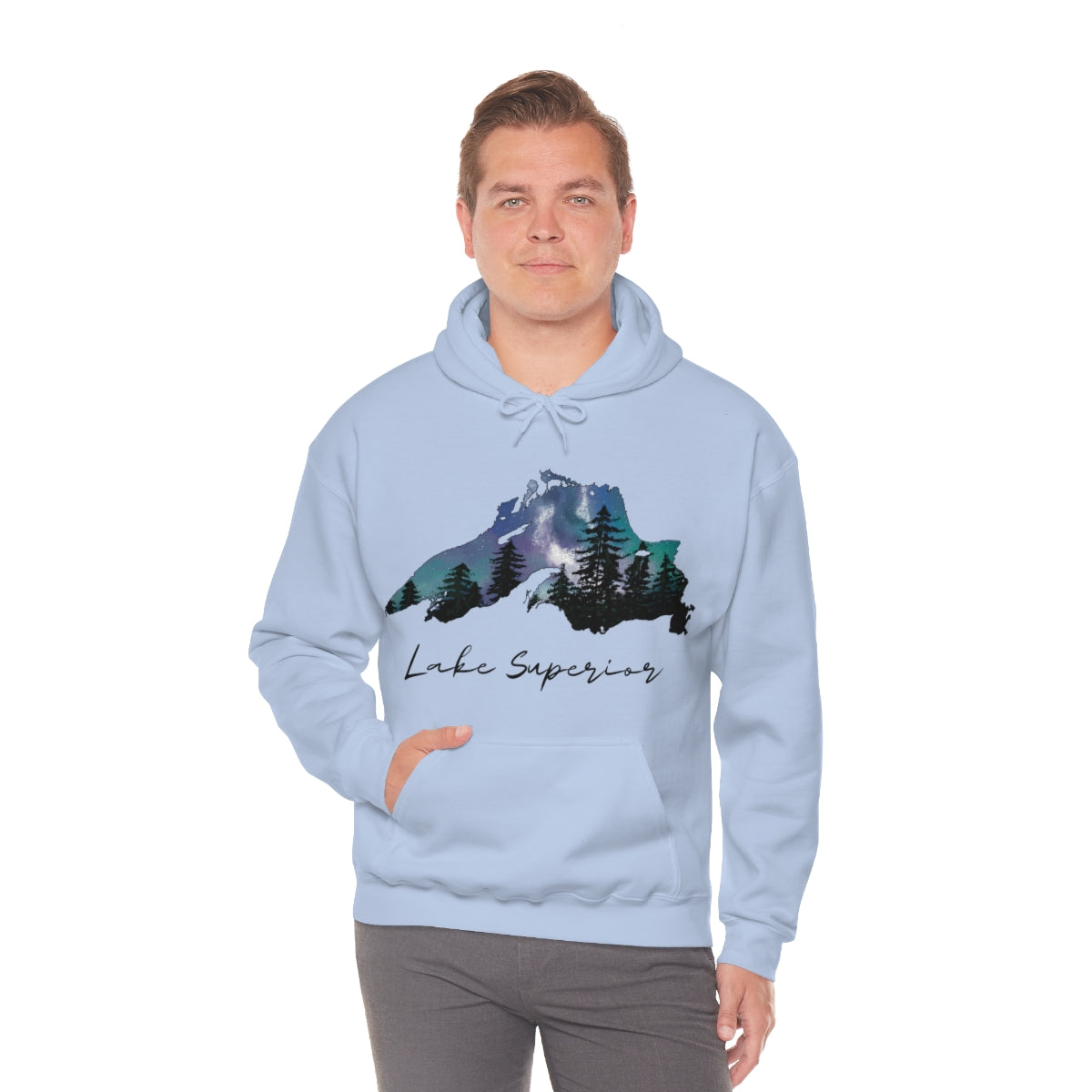 Lake Superior | Northern Lights |  Hooded Sweatshirt