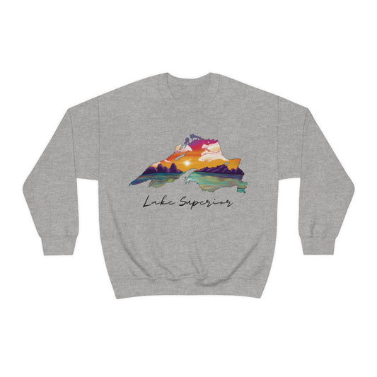 Lake Superior | Sunset | Crewneck Sweatshirt