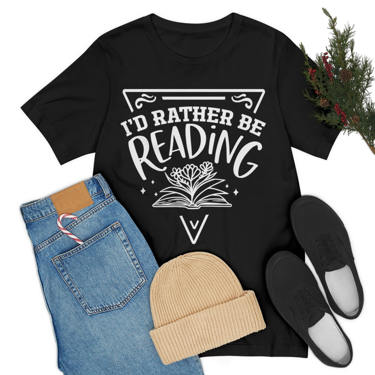 I'd rather be reading | Unisex  Short Sleeve Tee