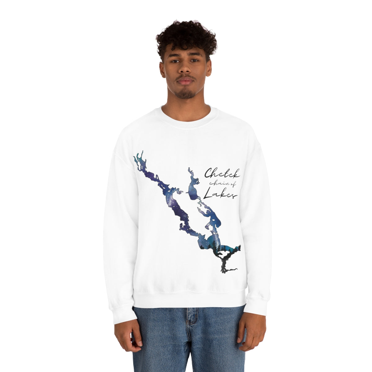 Chetek chain of Lakes | Northern Lights | Crewneck Sweatshirt