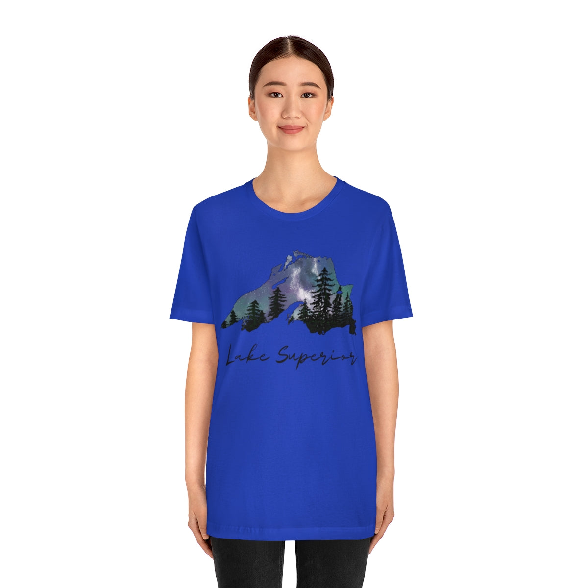 Lake Superior | Northern Lights | Crew Neck T Shirt