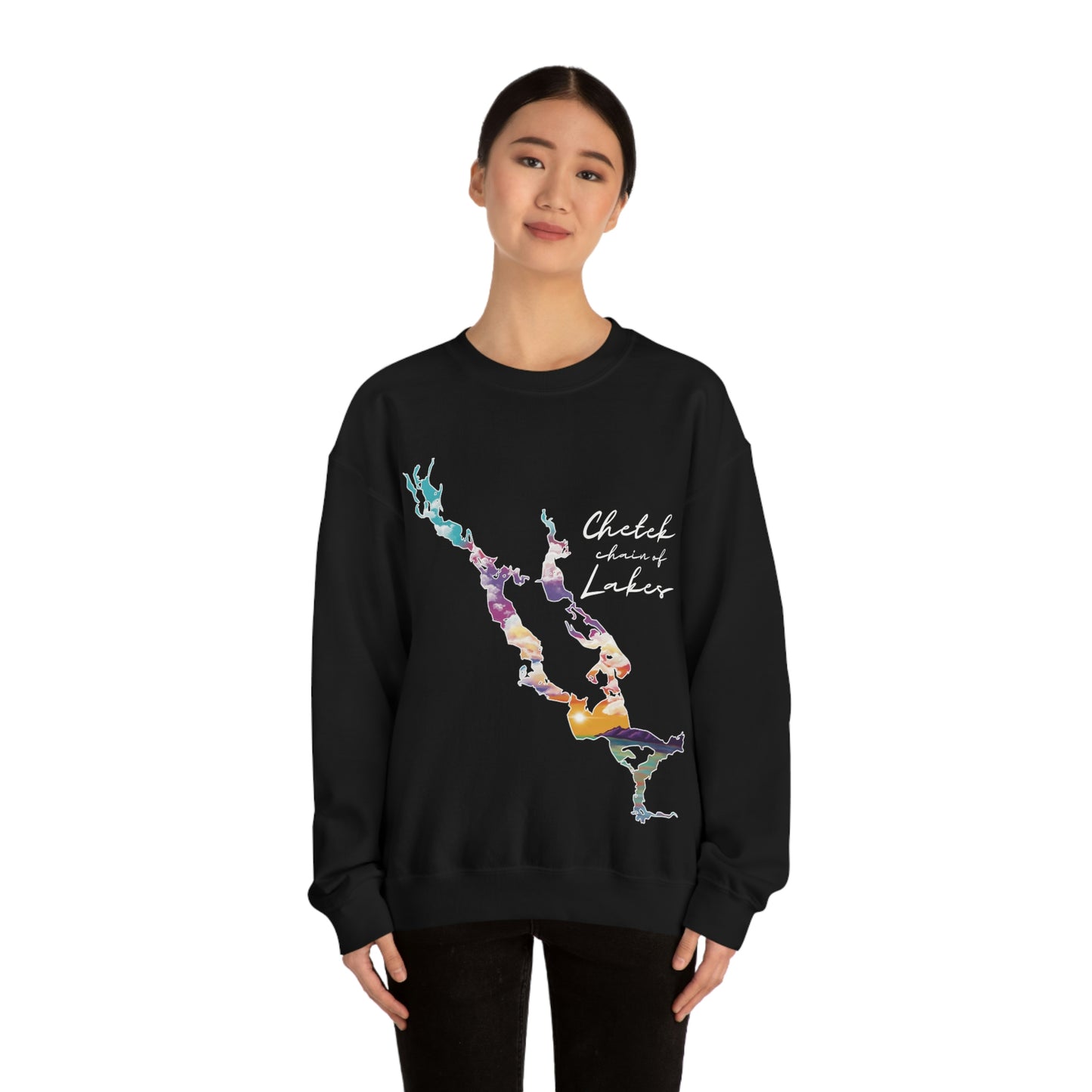 Chetek chain of Lakes | Sunset | Crewneck Sweatshirt