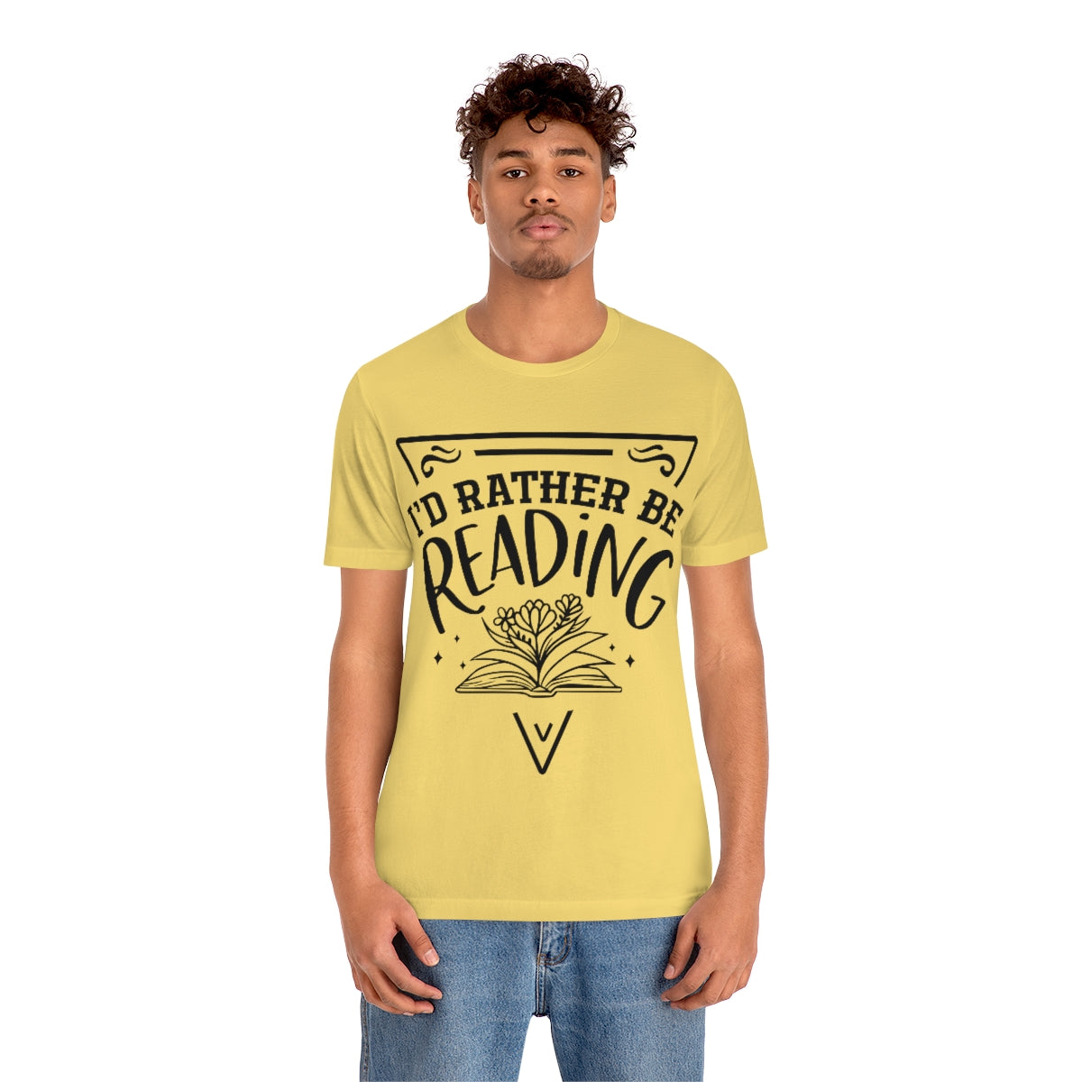 I'd rather be reading | Unisex  Short Sleeve Tee