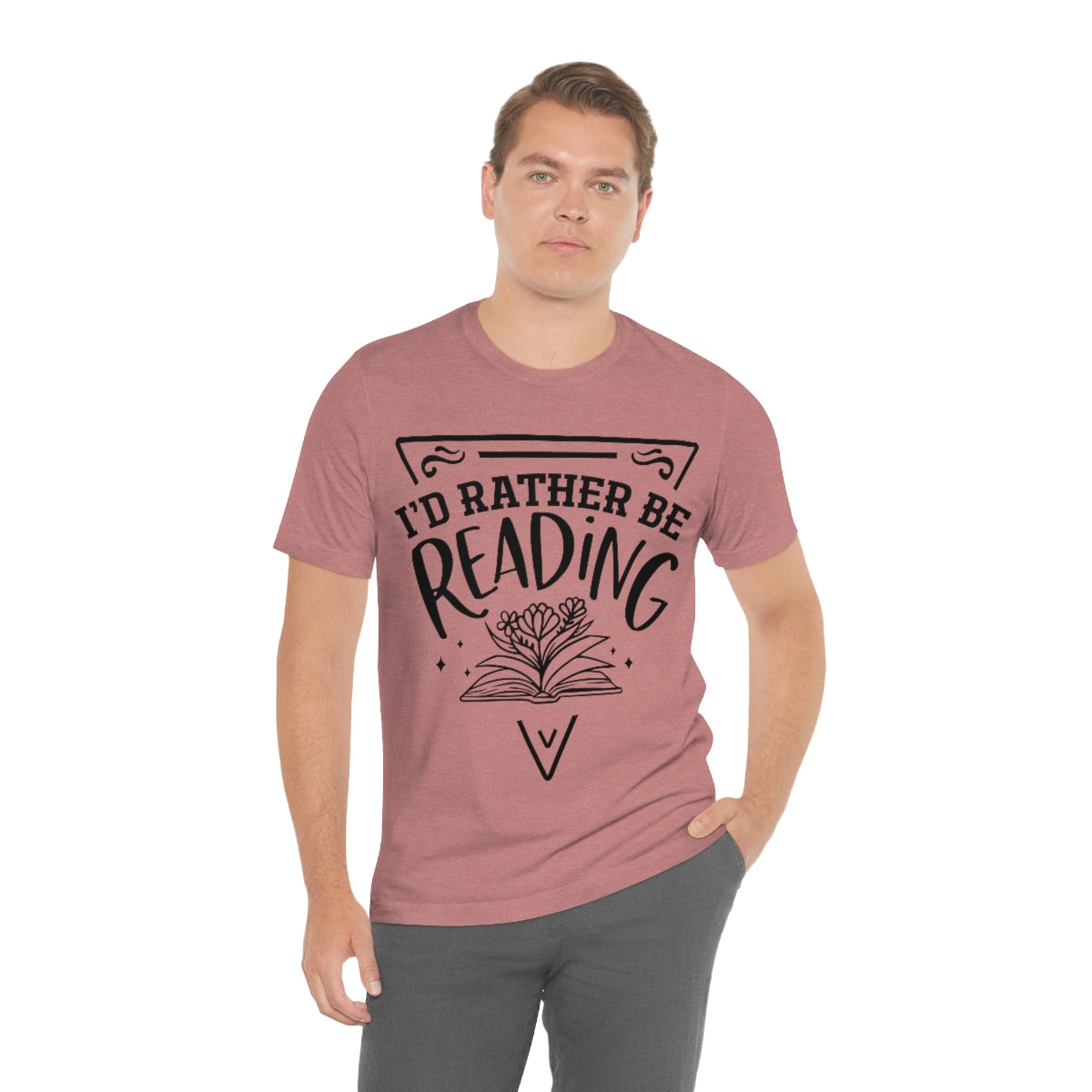 I'd rather be reading | Unisex  Short Sleeve Tee