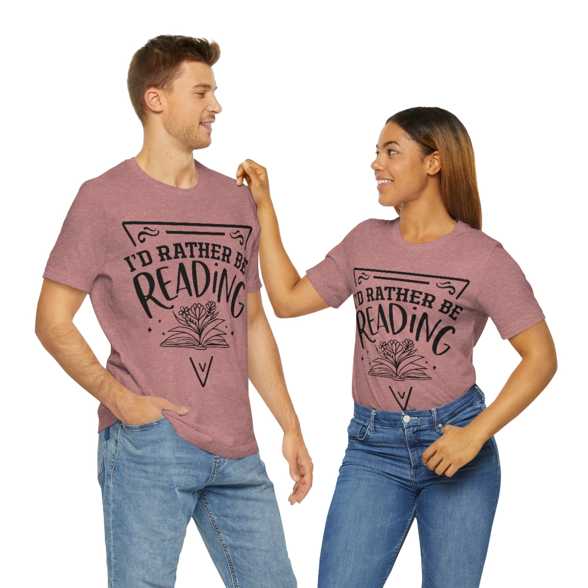 I'd rather be reading | Unisex  Short Sleeve Tee