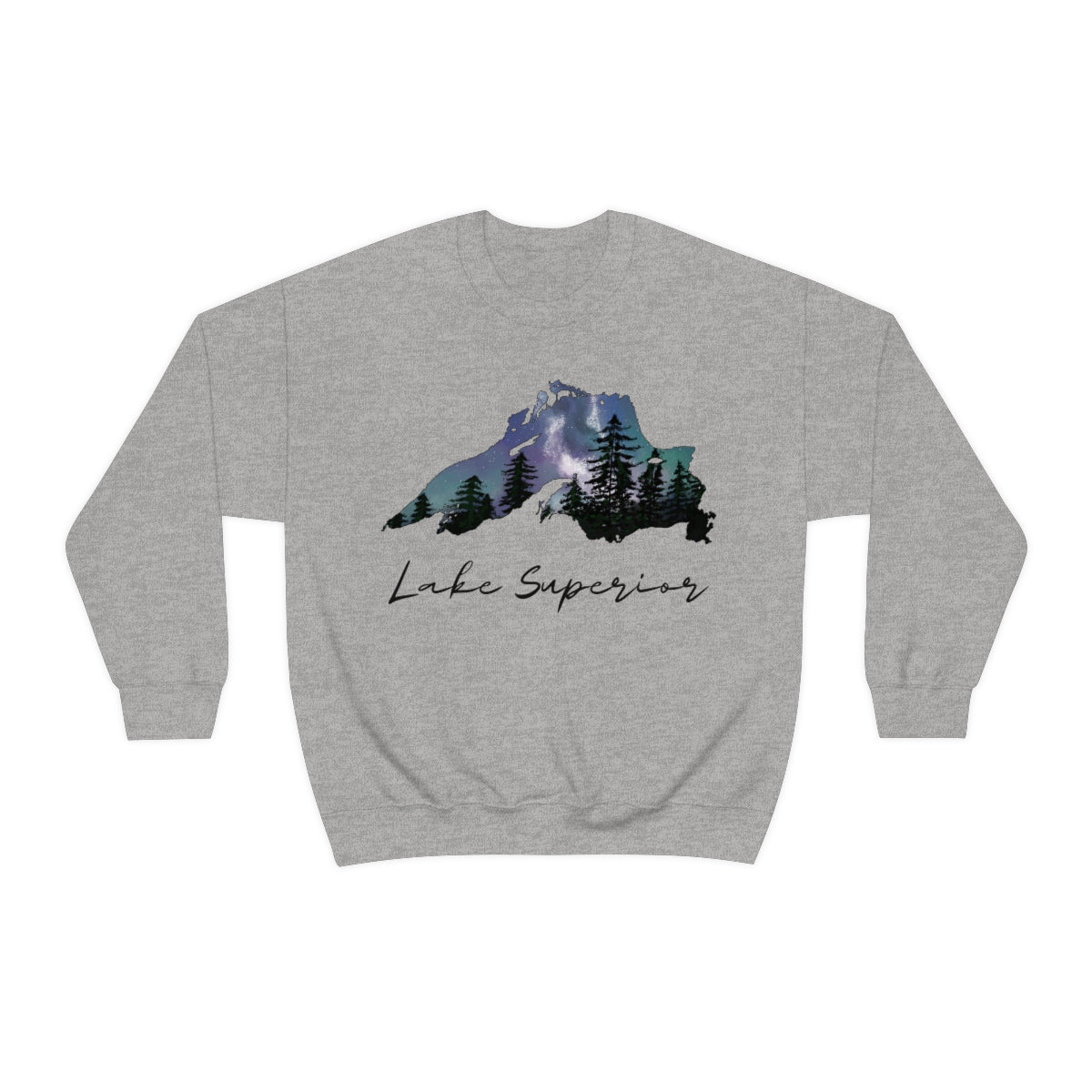 Lake Superior | Northern Lights | Crewneck Sweatshirt