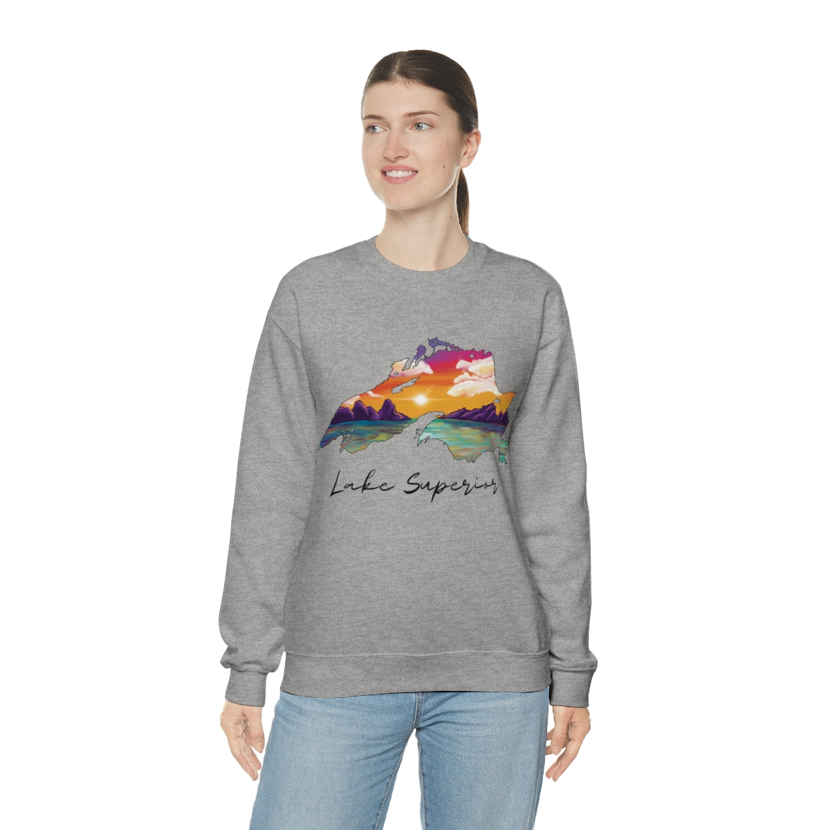 Lake Superior | Sunset | Crewneck Sweatshirt