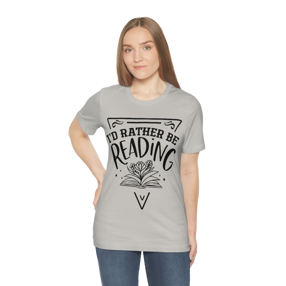 I'd rather be reading | Unisex  Short Sleeve Tee