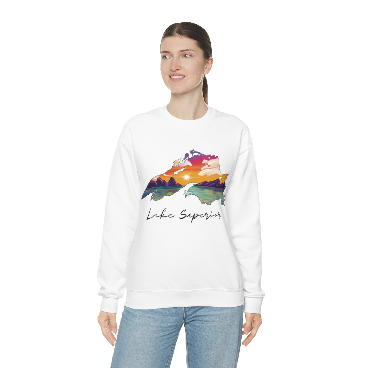 Lake Superior | Sunset | Crewneck Sweatshirt