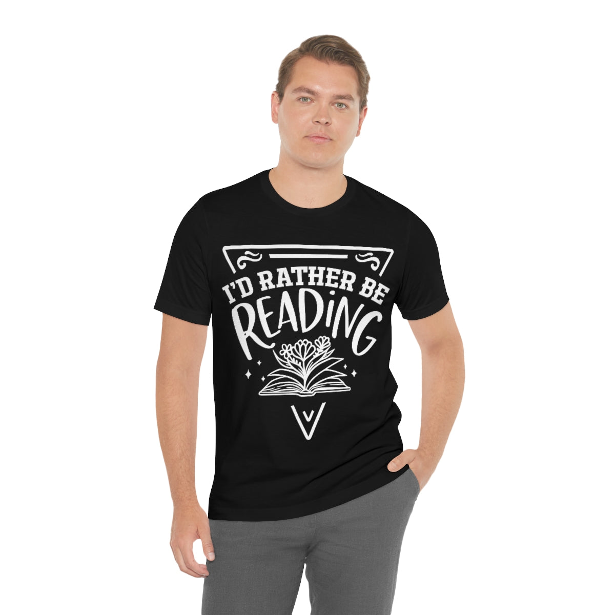 I'd rather be reading | Unisex  Short Sleeve Tee